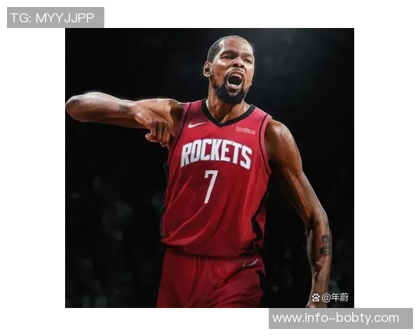 火箭战胜骑士杜兰特与阿门击掌瞬间成胜利海报焦点